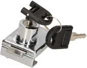 Zawiasy, okucia i inne akcesoria - Zamek Meblowy Do Szyby Pojedyńczej Szafek Szyb Bhp - miniaturka - grafika 1