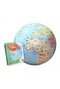 Podręczniki dla szkół podstawowych - Dmuchany globus piłka 42 cm- Polityczny Świat, piłka - miniaturka - grafika 1