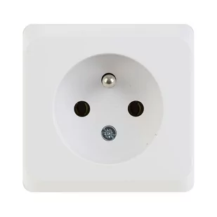 Schneider Electric Gniazdo pojedyncze 2P + Z PRIMA biały - Wyłączniki światła i elektryczne - miniaturka - grafika 1