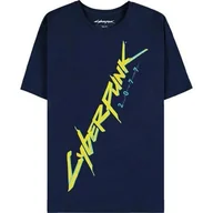 Gadżety dla graczy - Koszulka DIFUZED CyberPunk Logo T-shirt (rozmiar XL) - miniaturka - grafika 1