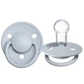 Smoczki uspokajające - BIBS DE LUX BABY BLUE ONE SIZE Smoczek uspokajający silikonowy 61935-uniw - miniaturka - grafika 1