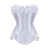 Gorsety - Satynowy gorset plus size - miniaturka - grafika 1