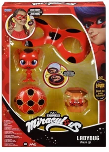 MIRACULOUS Biedronka i Czarny Kot Przebranie Strój - Figurki dla dzieci - miniaturka - grafika 1