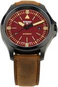 Zegarki męskie - Zegarek Traser TS-110758 P67 Officer Pro Automatic Red Leather Strap - miniaturka - grafika 1