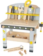 Mały majsterkowicz - Dziecięcy drewniany stół roboczy z narzędziami Legler Mini - miniaturka - grafika 1