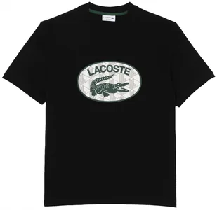 Bawełniania koszulka męska Lacoste t-shirt z krótkim rękawem sportowa r. S - Koszulki męskie - miniaturka - grafika 1
