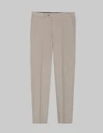 Spodnie męskie - spodnie antico beżowy slim fit - miniaturka - grafika 1