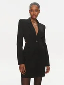 Sukienki - Patrizia Pepe Sukienka koktajlowa 8A1262/A375-K103 Czarny Regular Fit - miniaturka - grafika 1