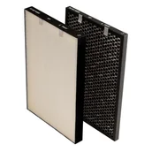 Filtry do oczyszczaczy powietrza - Genuine BISSELL® air320 Air Purifier Replacement HEPA Filter and Activated Carbon Filter Pack (3314), Black - miniaturka - grafika 1