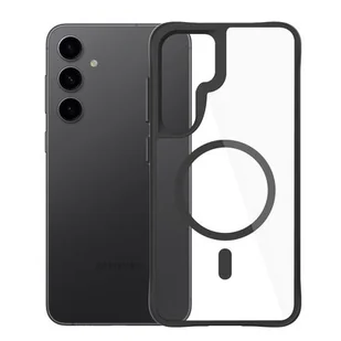 Etui 3MK Satin Guardx MagCase do Samsung Galaxy S24/S25 Przezroczysto-czarny - Etui i futerały do telefonów - miniaturka - grafika 1