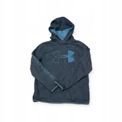 Bluzy damskie - Wciągana bluza dla chłopca kaptur Under Armour M - miniaturka - grafika 1