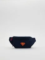 Torby męskie - Reserved - Saszetka Superman - granatowy - miniaturka - grafika 1
