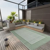 Dywany zewnętrzne - vidaXL Dywan zewnętrzny, zielony, 190x290 cm, PP vidaXL - miniaturka - grafika 1