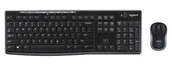 Zestawy myszka + klawiatura - Logitech Wireless Combo MK270 klawiatura Dołączona myszka USB QWERTY - miniaturka - grafika 1