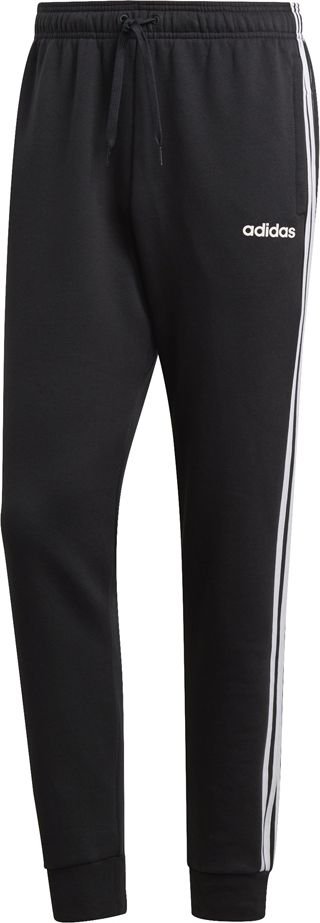 Adidas Spodnie męskie Essentials 3S Tapered Pant Fl czarne r. S DQ3095