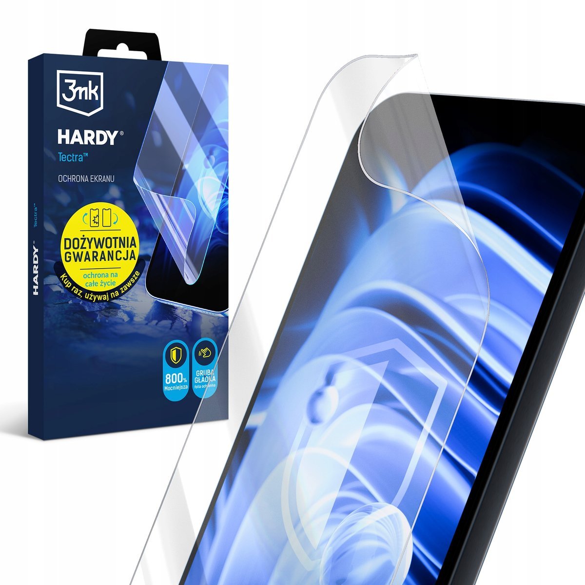 Elastyczna folia hydrożelowa na ekran Apple iPhone 17 Air 3mk Hardy Tectra