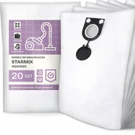 Worki do odkurzaczy - 20x Worek do Odkurzacza Starmix 1425/1625 Syntetyczny Pojemny Mocny Duży G9 - miniaturka - grafika 1