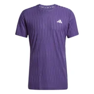 Koszulki sportowe męskie - Koszulka męska adidas Tennis Climacool+ AIRCHILL FreeLift T-Shirt Aurora Plum M - miniaturka - grafika 1
