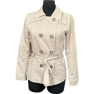 Płaszcze damskie - only Płaszcz Damski Krótki Stylowy Elegancki Wygodny Biały Rozmiar S - miniaturka - grafika 1