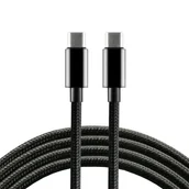 Kable USB - everActive Kabel przewód USB-C PD 100cm everActive CBB-1PD3 Power Delivery 3A z obsługą szybkiego ładowania 60W CBB-1PD3 - miniaturka - grafika 1