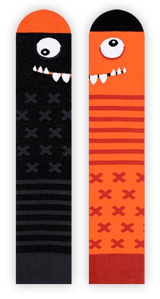 Zabawne Skarpetki W Potworki - Lelak - 44-46