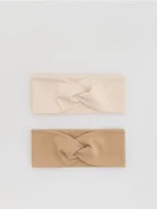 Majtki dla dzieci - Reserved - Bawełniana opaska na głowę 2 pack - wielobarwny - miniaturka - grafika 1