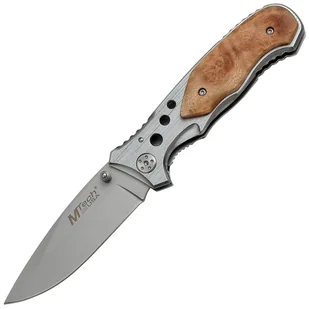 Nóż składany Master Cutlery MTech - Silver/Wood - Noże - miniaturka - grafika 1