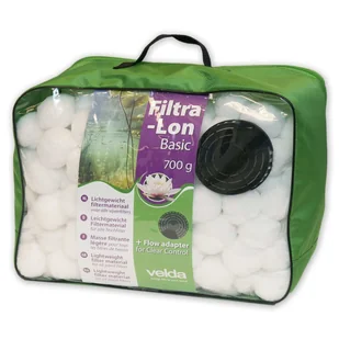 vidaXL Velda Lumarko Materiał do filtra Filtra-Lon Basic, 700 g, biały! 437529 - Fontanny ogrodowe - miniaturka - grafika 2