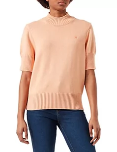 G-STAR RAW Damski sweter z dzianiny Core Mock, Różowy (Peach Nugat D21305-5613-c962), XL - Swetry damskie - miniaturka - grafika 1