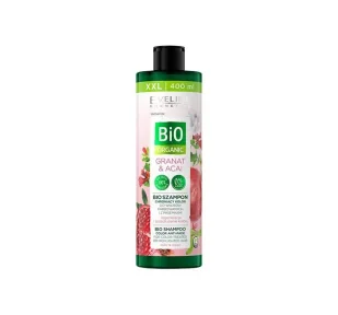 Eveline cosmetics Cosmetics - BIO ORGANIC - BIO SHAMPOO - Bio szampon chroniący kolor do włosów - GRANAT & ACAI - 400 ml - Szampony do włosów - miniaturka - grafika 1