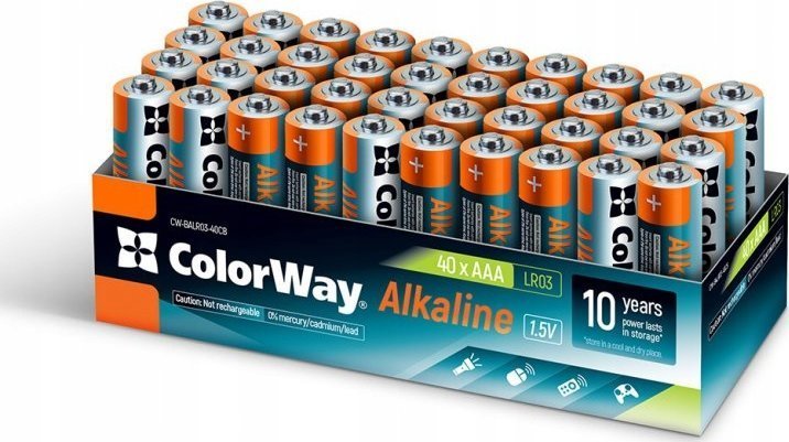 Colorway Baterie olorway Alkaline Power Aaa 40Szt.