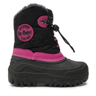 Buty dla dziewczynek - Śniegowce Lee Cooper LCJ-21-44-0523K Czarny - miniaturka - grafika 1