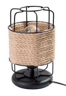 Druciana lampka stołowa w stylu boho Dikity - Lampy stojące - miniaturka - grafika 1
