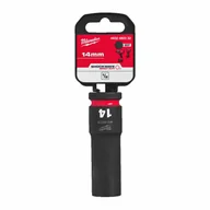 Klucze i nasadki - MILWAUKEE NASADKA UDAROWA 1/2" 14mm DŁUGA - miniaturka - grafika 1