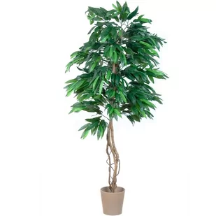 Sztuczne drzewko Mango, zielone,  180 cm - Sztuczne kwiaty - miniaturka - grafika 1