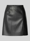 Spódnice - Spódnica mini z imitacji skóry model ‘CLARA’ - miniaturka - grafika 1