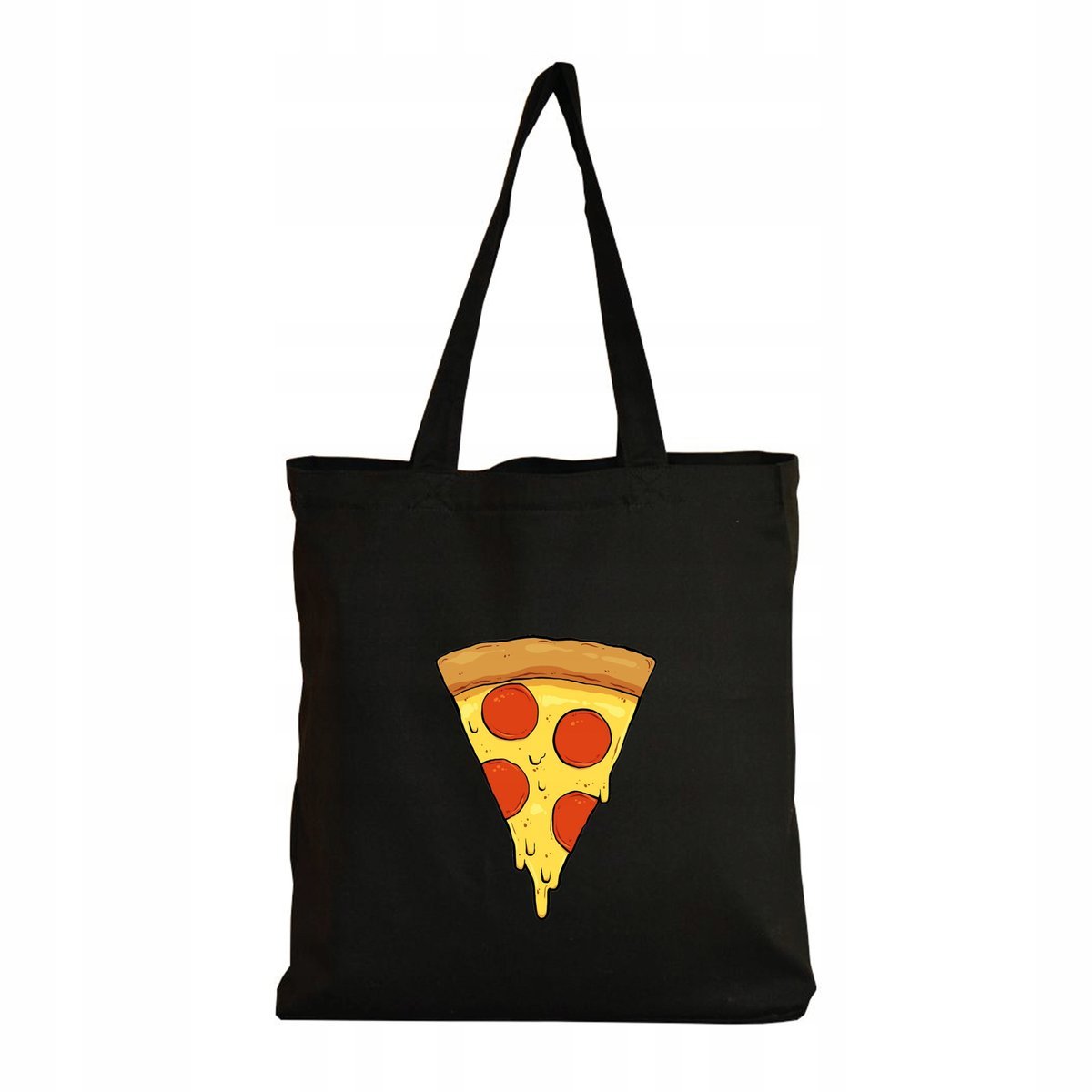 Eko Torba na ramię Na Zakupy Shopper Prezent Torebka Kawałek Pizza Slice