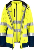 Odzież robocza - Projob Kurtka Odblaskowa 6446 3in1 Yellow/Navy - miniaturka - grafika 1