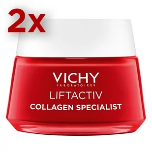 VICHY Liftactiv Collagen Specialist krem 2x50ml ZESTAW W KOSMETYCZCE - Zestawy kosmetyków damskich - miniaturka - grafika 2