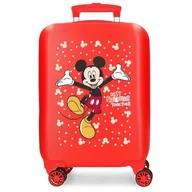 Walizki - Joumma Disney Mickey Best Friends Together walizka kabinowa, Czerwone, walizka kabinowa - miniaturka - grafika 1