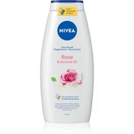Kosmetyki do kąpieli - Nivea Rose Almond Oil Żel Pod Prysznic 750ML - miniaturka - grafika 1