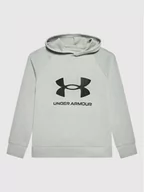 Bluzy dla chłopców - Under Armour Bluza Rival Fleece 1357585 Szary Relaxed Fit - miniaturka - grafika 1