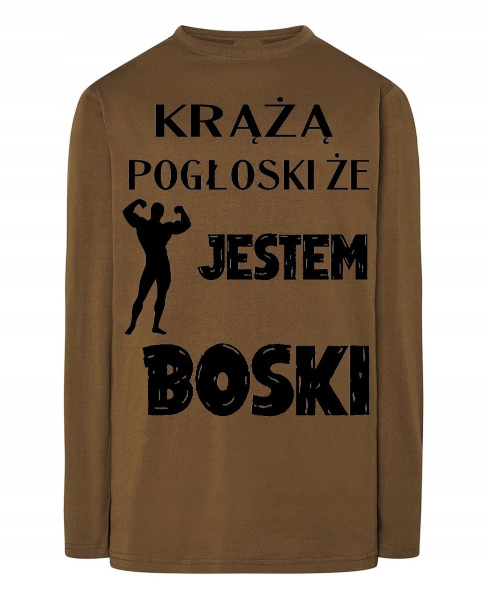 Longsleeve Na Prezent Jestem Boski r.S
