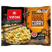 Zupy w płynie - Vifon Udon Curry Danie błyskawiczne 90 g - miniaturka - grafika 1