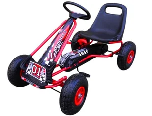 Gokart G1 czerwony, gokarty dziecięce - Jeździki dla dzieci - miniaturka - grafika 1