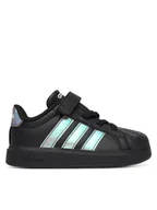 Buty dla dziewczynek - adidas Sneakersy StreetTalk JQ1810 Czarny - miniaturka - grafika 1
