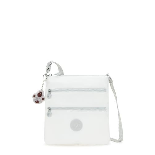 Kipling Damskie Keiko Crossbody, Vivid White, Żywy biały
