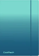 Teczki i skoroszyty - CoolPack, Teczka na dokumenty A4 na gumkę Gradient Blue Lagoon - miniaturka - grafika 1