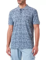 Koszulki męskie - Camel Active Męska koszulka polo 409965/7p13, niebieski (Night Blue), S - miniaturka - grafika 1