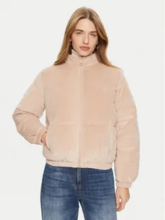 Guess Kurtka zimowa V4BL03 KBXI2 Beżowy Regular Fit - Kurtki damskie - miniaturka - grafika 1